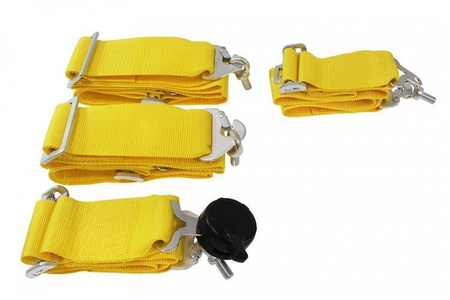 Racing harness 4-point 3" yellow – Quick