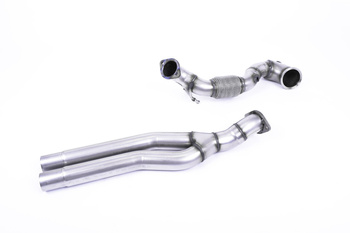 Large-bore Downpipe and De-cat Audi RS3 Saloon/Sedan 400PS ( 8Y MQB EVO ) - Non-OPF/GPF Models 2022 - 2025 Milltek Sport