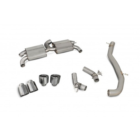 CatBack Audi TT S MK3 (Non-GPF) Non-resonated with Valves