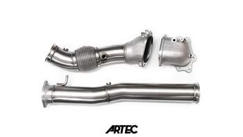 Mitsubishi Lancer Evo 4B11T 3.5" Scarico/Front Pipe In Ghisa – Versione 2