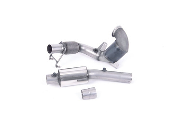 High-flow Sportkatalysator mit downpipe Volkswagen Polo GTI 2.0 TSI ( AW 5 Türer inklusive Facelift Modelle ) - GPF/OPF Modelle Nur 2019 - 2025 Milltek Sport