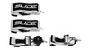 Racing seat belts SLIDE V2 Quick white 4p 3" 