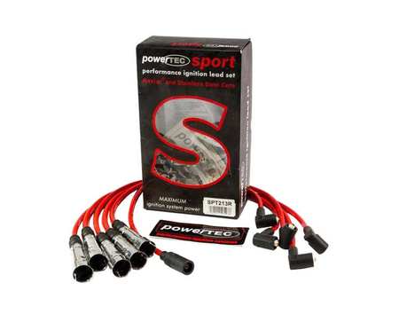 Cables de encendido Audi 90 100 200 A6 Coupe Volkswagen T4 83-95 rojo