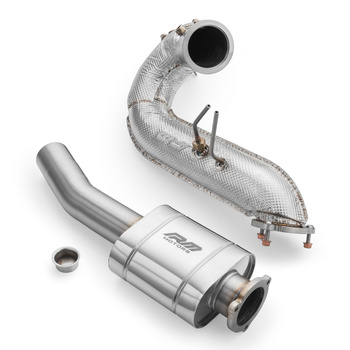 Kit-Downpipe Audi Q5 3.0 TDI con silenziatore e paracalore