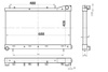 Performance Radiator Subaru Forester GF SF 02-08