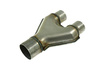 Y-Pipe exhaust connector 2.25-2.5"