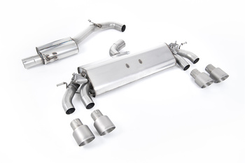 Cat-back Volkswagen Golf MK7.5 R 2.0 TSI 310PS ( Non-GPF Equipped Models Only ) - 76mm & EC Approved Systems 2017 - 2021 ( Quieter ) Milltek Sport