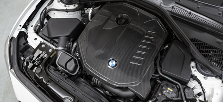 Cubierta de motor BMW B58 M140i, M240i, M340i Serie F Carbono Eventuri