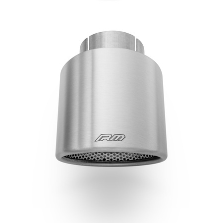 Tubo inclinato in acciaio satinato KSZS101/63DP con fascetta