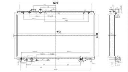 Performance Radiator Toyota Supra Mk IV Turbo
