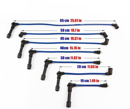 Câbles d’allumage Nissan Maxima Terrano V6 84-95 rouge