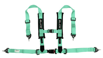 Cinture di sicurezza da corsa SLIDE V2 menta 4p 2" E4