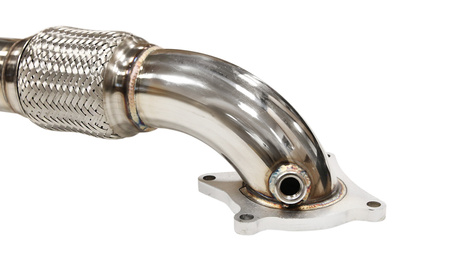 Downpipe Audi A3 8P TT 8J Seat Leon I Skoda Octavia Superb VW Golf V 2.0 TFSI FWD con catalizador