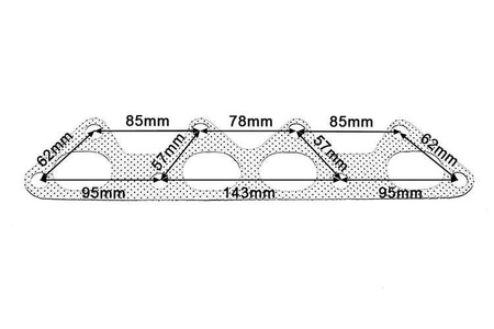 Collecteur d'échappement Honda Accord 1998-2002 4cyl