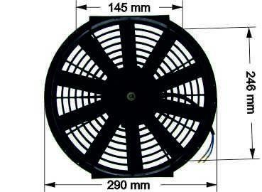 Fan 10" Type 1 Push/Pull