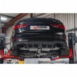 CatBack Audi S3 2.0T 8V Berlina Restyling GPF non risonato con valvole elettroniche (impianto di scarico)