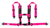 Racing seat belts SLIDE V2 pink 4p 2" E4 