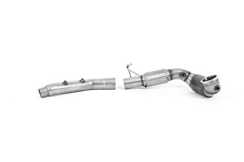 Large Bore Downpipe and Hi-Flow Sports Cat Volkswagen Golf MK8 GTi ( 245ps OPF/GPF Equipped Models Only ) 2020 - 2025 Milltek Sport