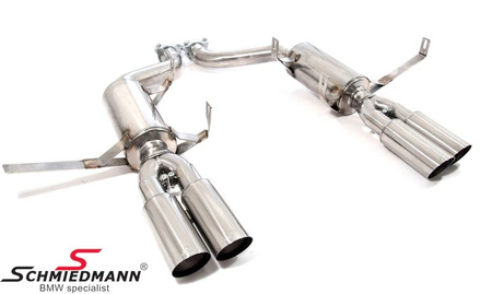 BMW M5 E39 Rear Silencers Schmiedmann – Lightweight Stainless Steel Racing Exhaust Set