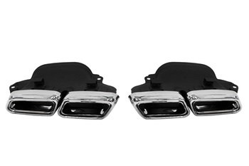 Punta de escape 285×80 mm, entrada 160×100 mm – Mercedes W212