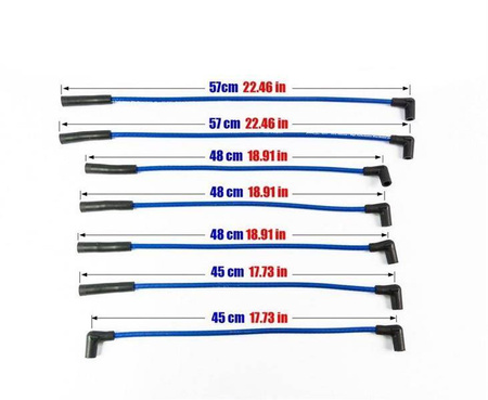 Zündkabel Jeep Wrangler Grand Cherokee 4.0 4.2L 86-99 rot