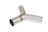 Exhaust Y-Pipe 120° 63/63mm 304SS