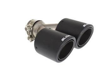 Double exhaust tip 101 mm inlet 76 mm SLIDE