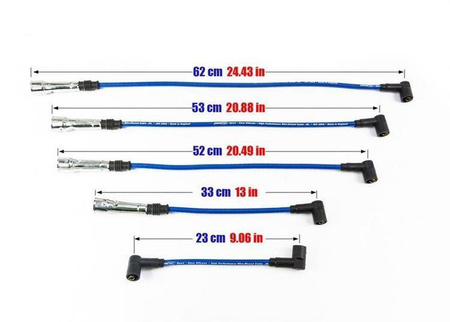 Zündkabel Porsche 924 GT Turbo 2.0L 75-80 rot