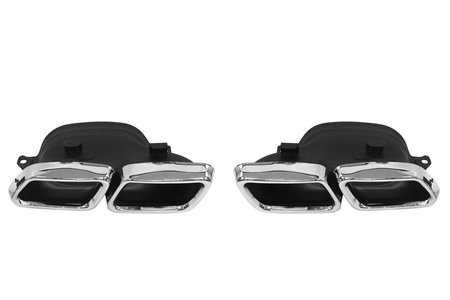 Exhaust tip 285×80 mm, inlet 160×97 mm – Mercedes W212