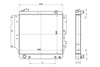 Hochleistungskühler Jeep Wrangler YJ/TJ 2.4L-4.2L 87-06