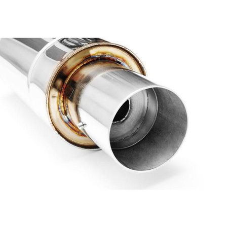 Round rear muffler TOK2 50/89/150 with silencer