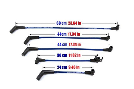 Cables de encendido Renault R21 Volvo 440 480 760 86-96 rojo