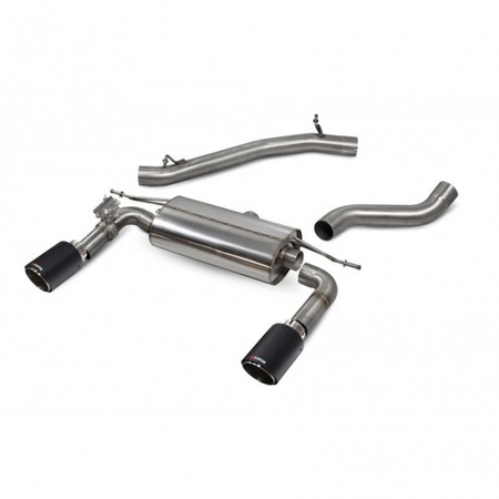 CatBack Audi TT MK3 2.0 TFSI Quattro (ohne GPF) nicht gedämpft mit elektronischen Ventilen (Abgasanlage ab Kat)