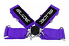 Cinture di sicurezza da corsa SLIDE Quick 4p 3" viola