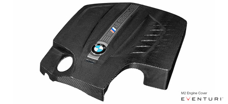 Cache moteur BMW F87 M2 Noir Carbone Eventuri  