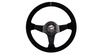 SLIDE steering wheel 350 mm suede grey - 45 mm offset 