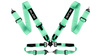 Racing seat belts SLIDE V2 Quick mint 4p 3"