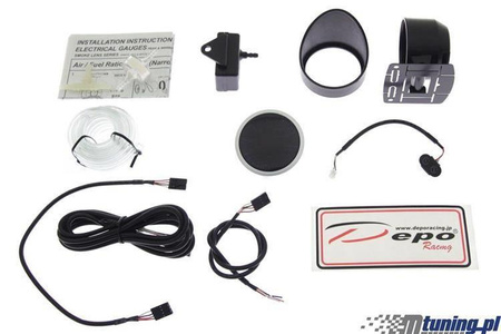 Indicatore 52mm Turbo Elettrico 1-2 BAR Depo PK