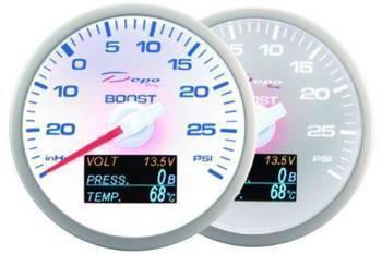 Gauge 60mm 4in1 Turbo/Volt/Oil Pressure/Temperature Depo WBL