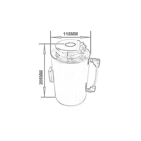 Oil Catch Tank 2L with filter