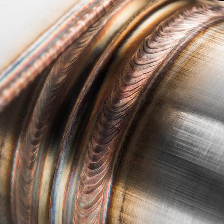 Universeller Elliptischer Schalldämpfer E011 – Ohne Prägung, Edelstahl T304, Handgeschweißt