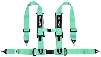 Cinture di sicurezza da corsa SLIDE V2 menta 4p 3" E4