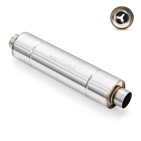 Silenzioso Sportivo RM02 63,5mm Tondo – Stampato, Universale, Acciaio Inossidabile T304