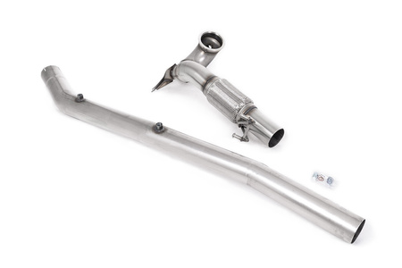 Large-bore Downpipe and De-cat Volkswagen Golf MK8 R 2.0 TSI 320PS ( Non-GPF / North American Models Only ) 2022 - 2025 Milltek Sport