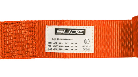 Racing seat belts SLIDE V2 orange 4p 2" E4 