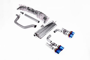 Cat-back Volkswagen Golf MK8 GTi ( Golf R Style Quad Outlet Systems - 245ps Non-GPF / North American Models Only ) 2021 - 2025 Milltek Sport