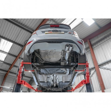 CatBack Ford Fiesta ST 180 76mm/3" nicht gedämpft (Abgasanlage ab Kat)