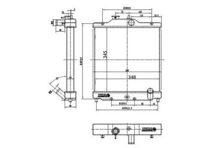 Hochleistungskühler Honda Civic 1992-2000