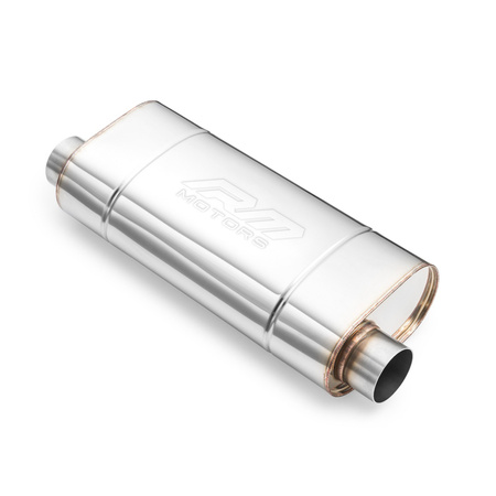 Silencieux Sport EM007 Elliptique – Embouti, Universel, Acier Inoxydable T304