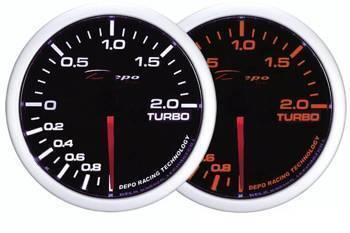 Manomètre 60mm Turbo Électrique 1-2 BAR Depo WA